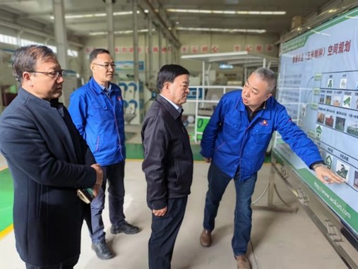 敦煌種業(yè)黨委書記、董事長(zhǎng)劉興斌等到奧凱種機(jī)、慶和農(nóng)業(yè)公司洽談交流